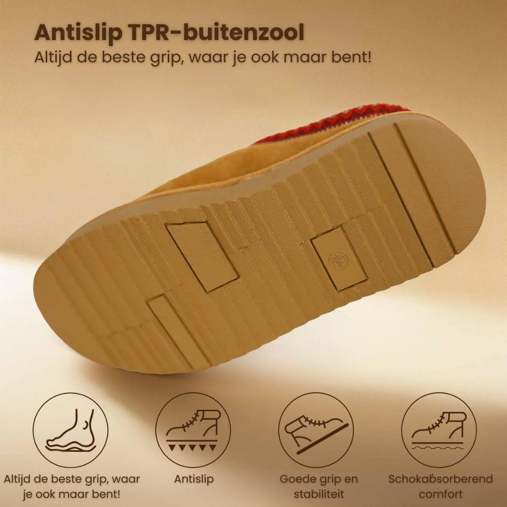 MALEYS Gevlochten Pantoffels