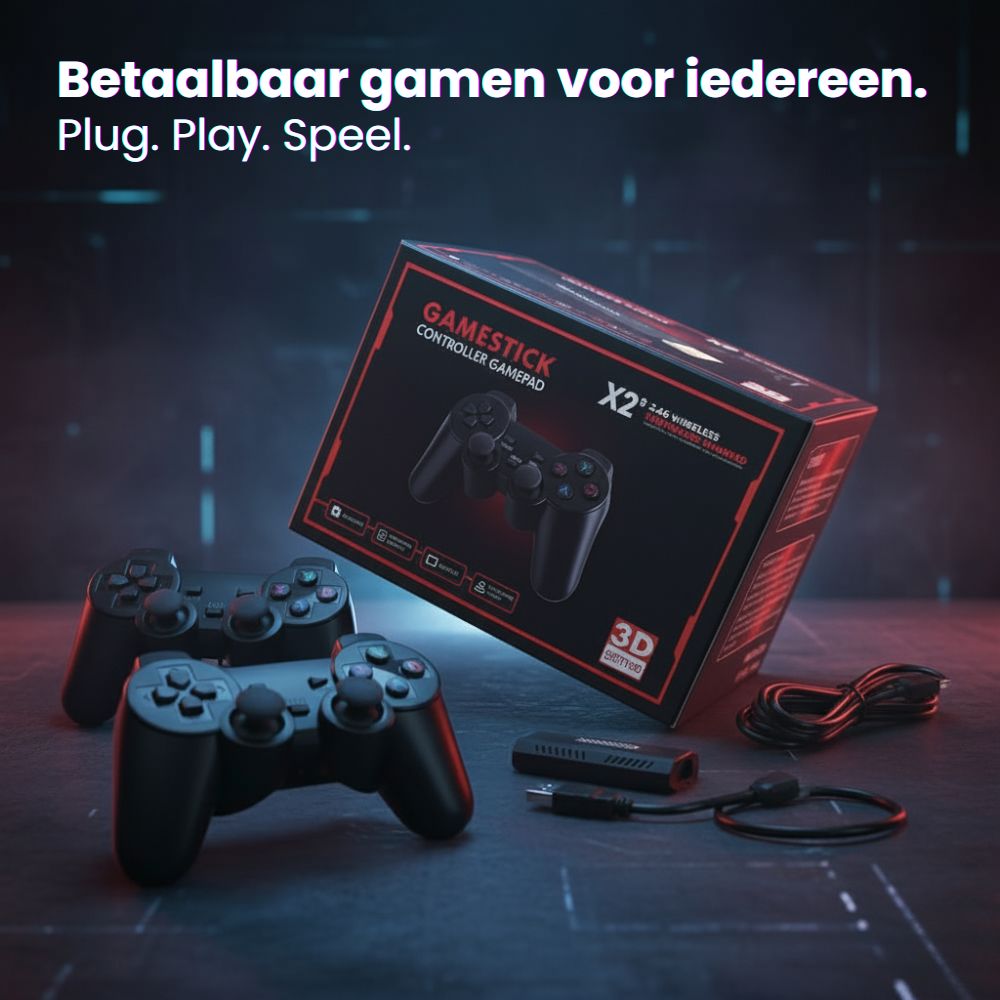 Retro Game Stick X2 – Speel Klassieke Games op je TV
