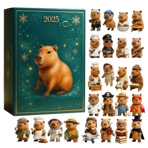 Capybara Adventskalender – 24 Dagen Schattige Gelukjes