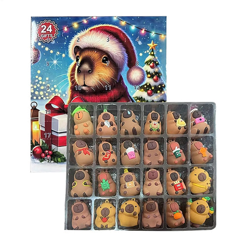 Capybara Poppen Adventskalender – 24 Dagen Zachte Schattigheid