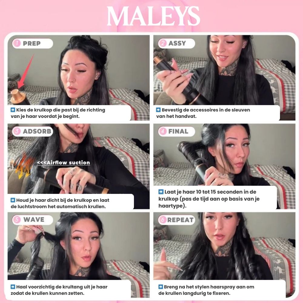 Maleys 5-in-1 Air Styler