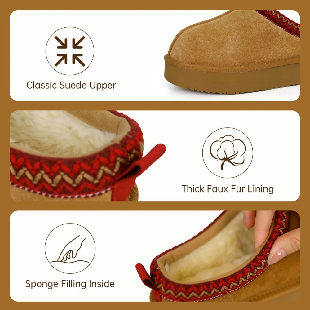 MALEYS Gevlochten Pantoffels