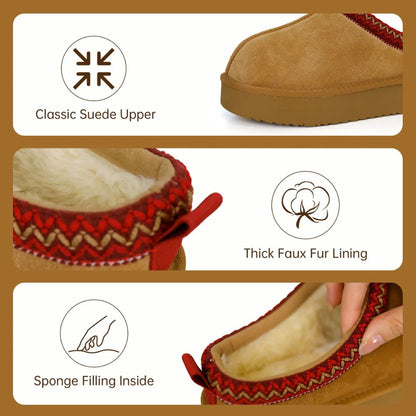 MALEYS Gevlochten Pantoffels