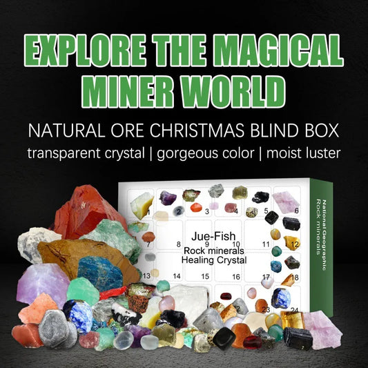 Kristal & Edelsteen Adventskalender – 24 Dagen Natuurlijke Schoonheid