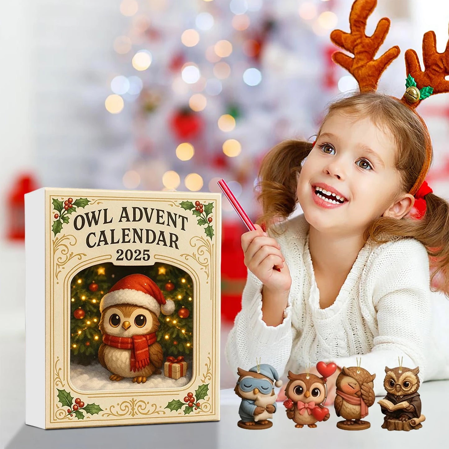 Uilen Adventskalender – 24 Dagen Magische Boomversiering