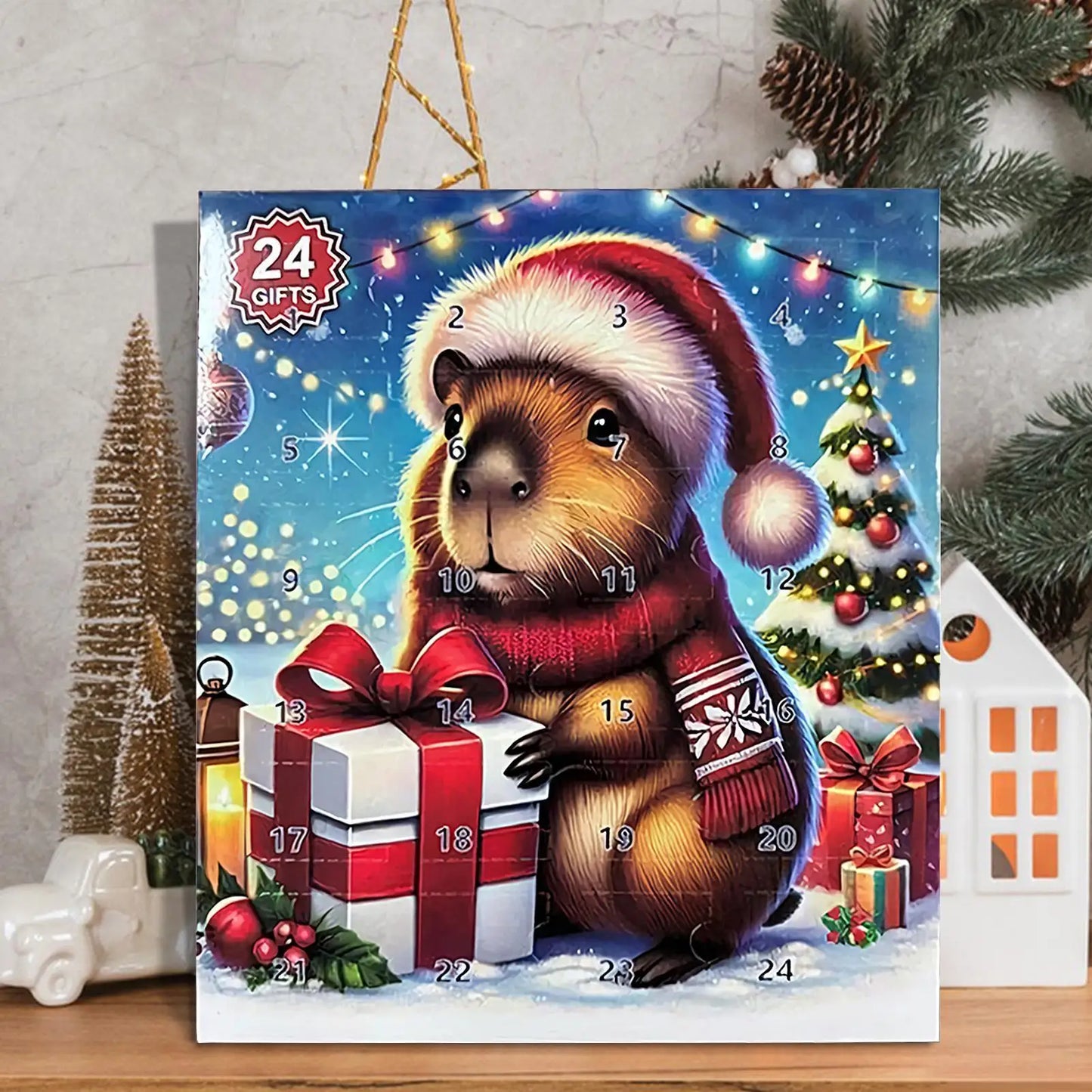 Capybara Poppen Adventskalender – 24 Dagen Zachte Schattigheid